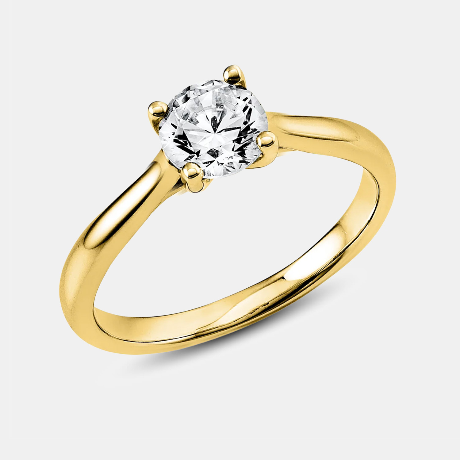 ALTHERR Diamonds Ring Bella – 4er-Krappe 18 kt Gelbgold 0,70 ct. – Ringweite 57 Produktbild main 0