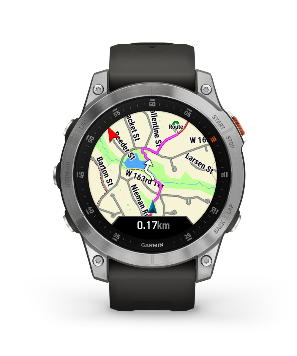 Garmin epix™ Schiefergrau/Silber Produktbild main 1