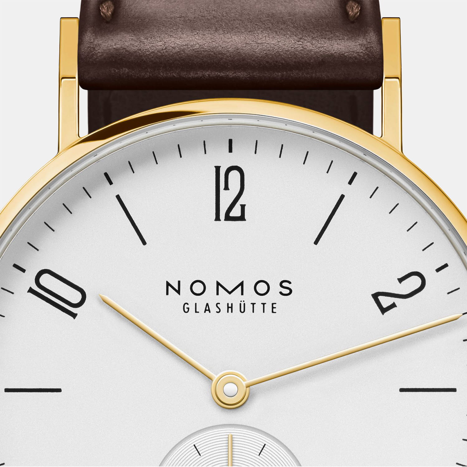 NOMOS Glashütte Tangente Gold Produktbild main 2