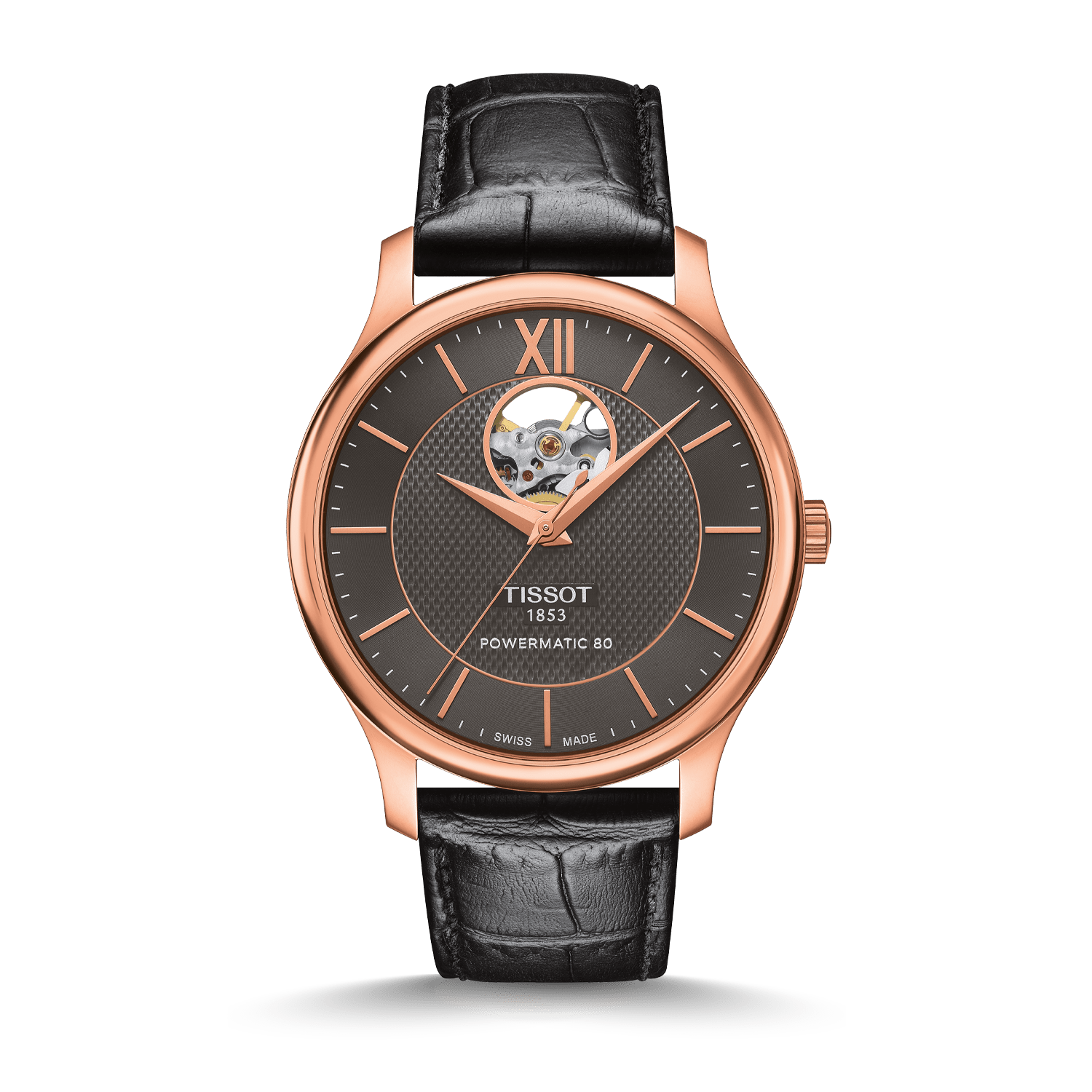 Tissot Tradition Powermatic 80 Open Heart Produktbild main 0