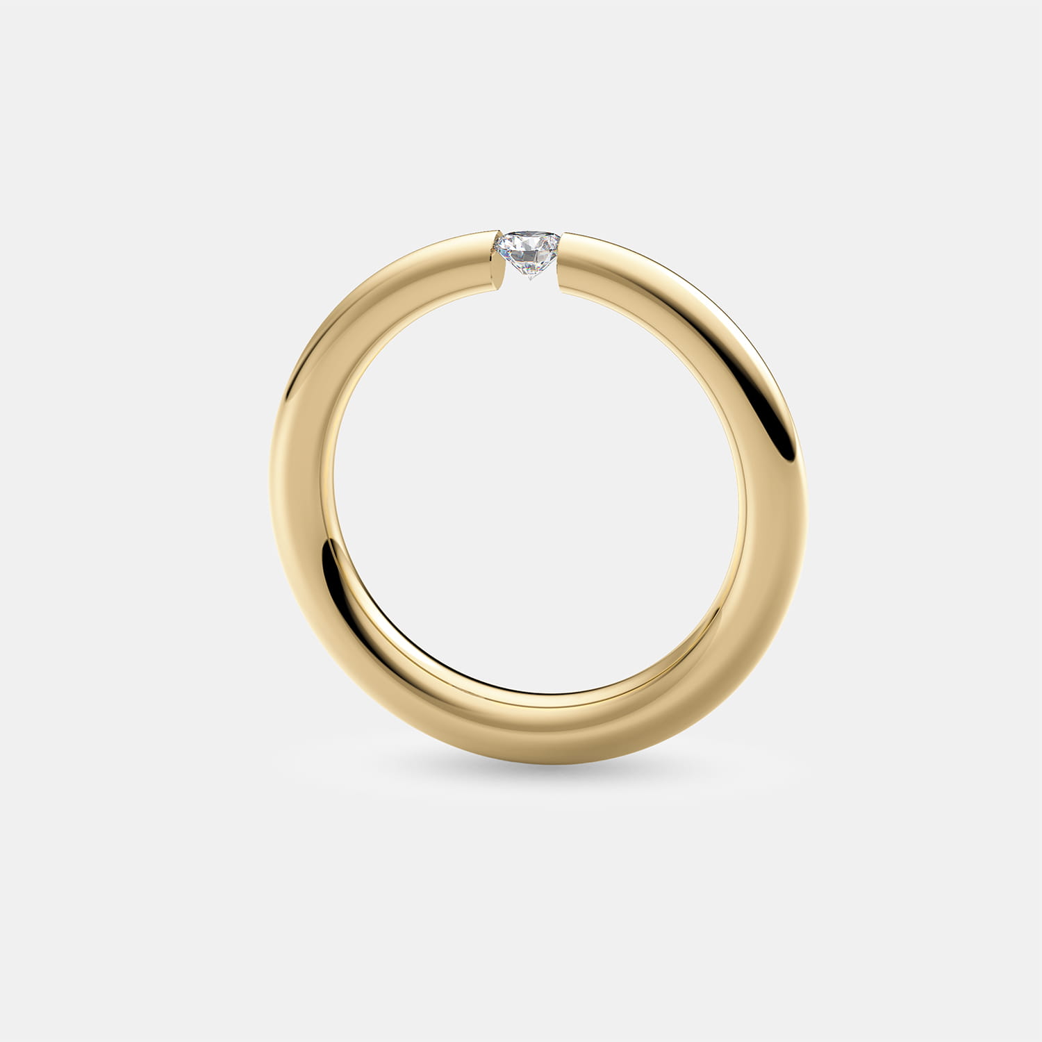 NIESSING Spannring® Antares – Platin 0,12 ct Produktbild main 1
