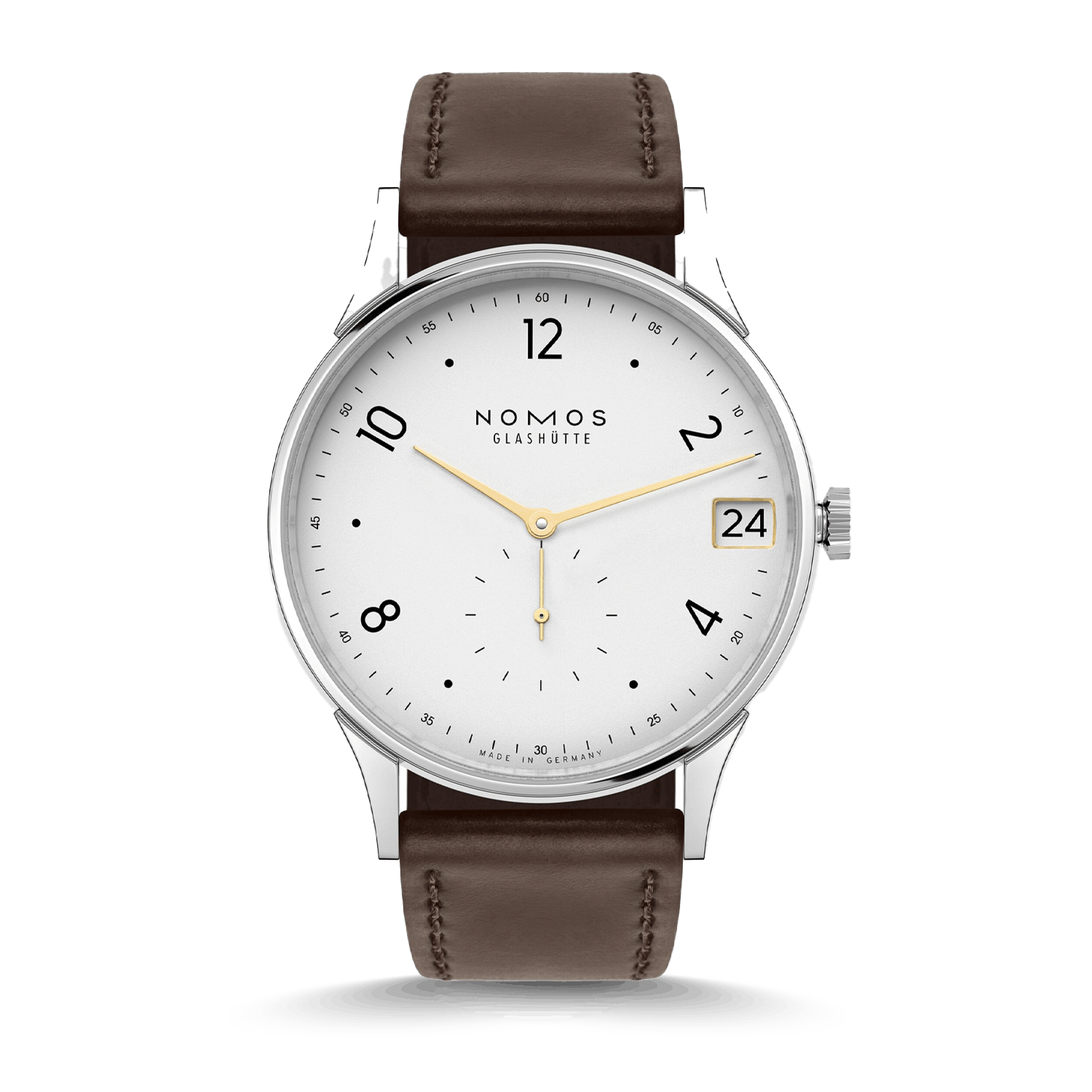 NOMOS Glashütte Minimatik 39 Datum gold Produktbild main 0