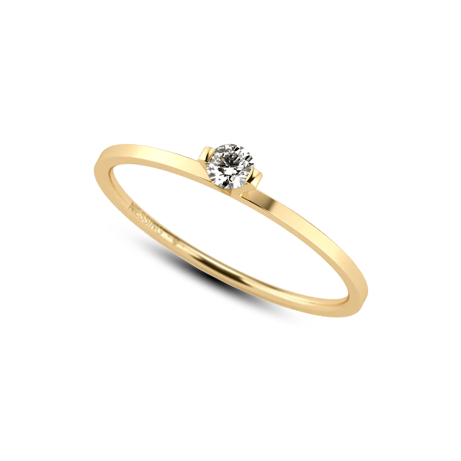 NIESSING Princess Ring Classic Yellow 0,08 ct. – Ringweite 48 Produktbild main 0