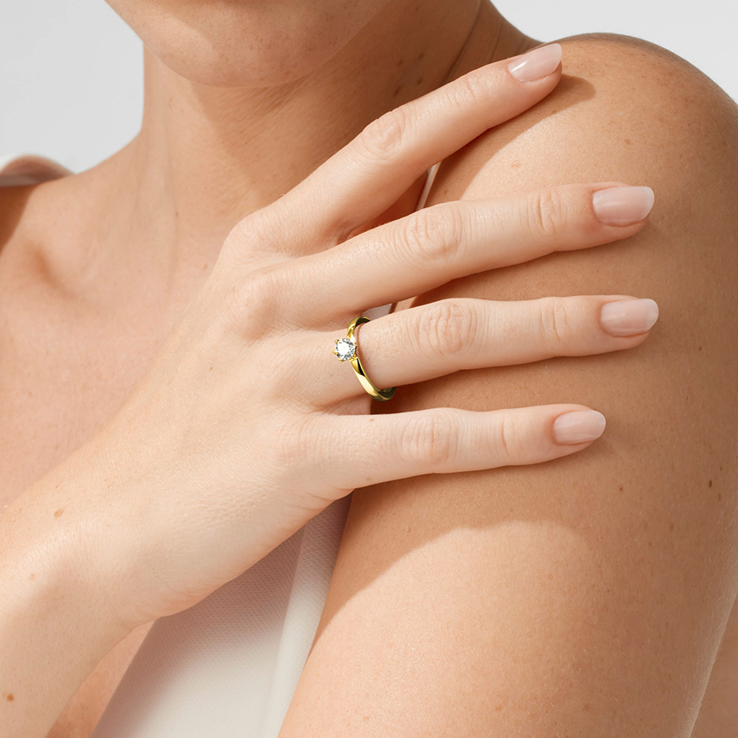 NIESSING Amatis Verlobungsring – 6 Krappen – Platin 0,5 ct Produktbild main 1