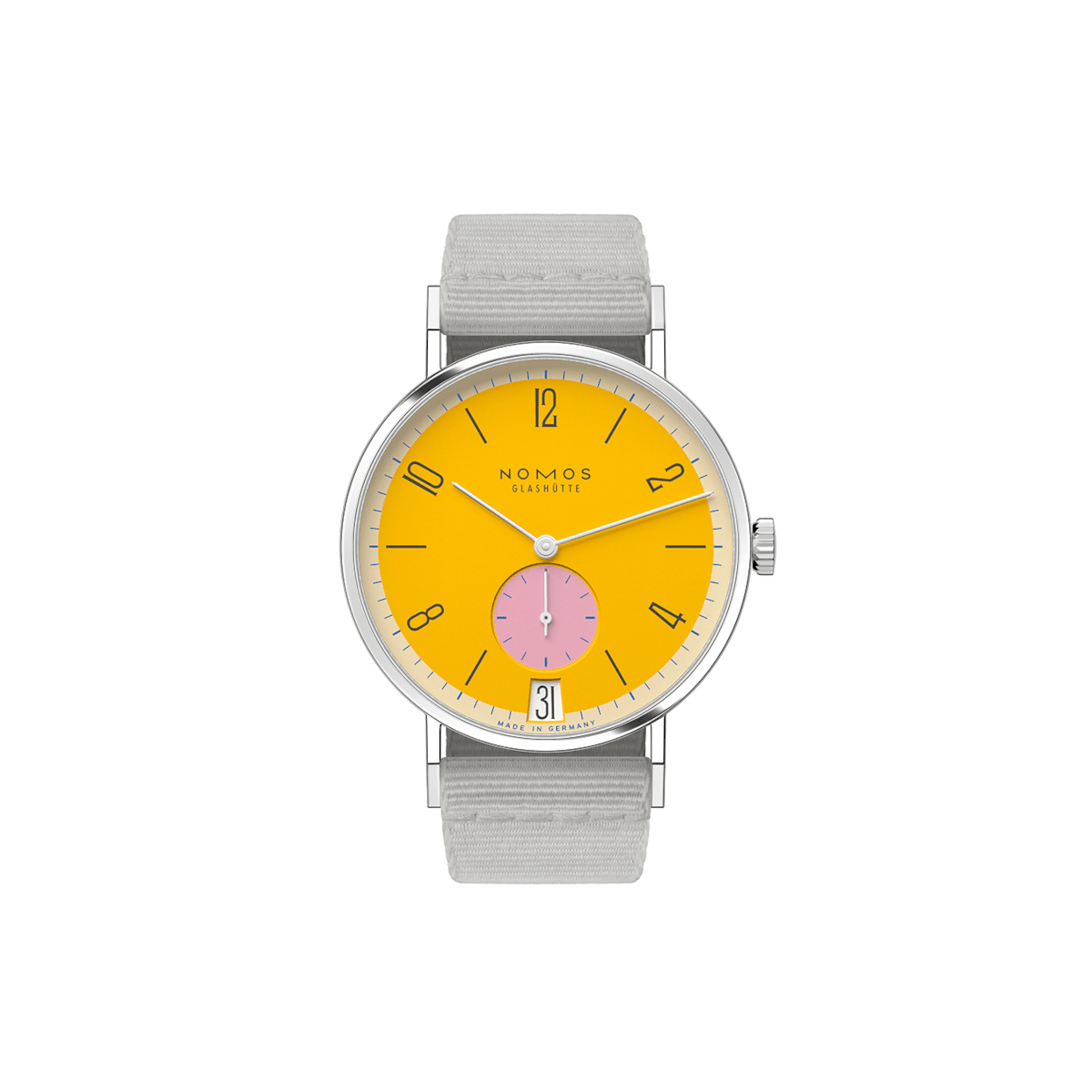 NOMOS Glashütte Tangente 38 Datum Katzengold Produktbild main 0