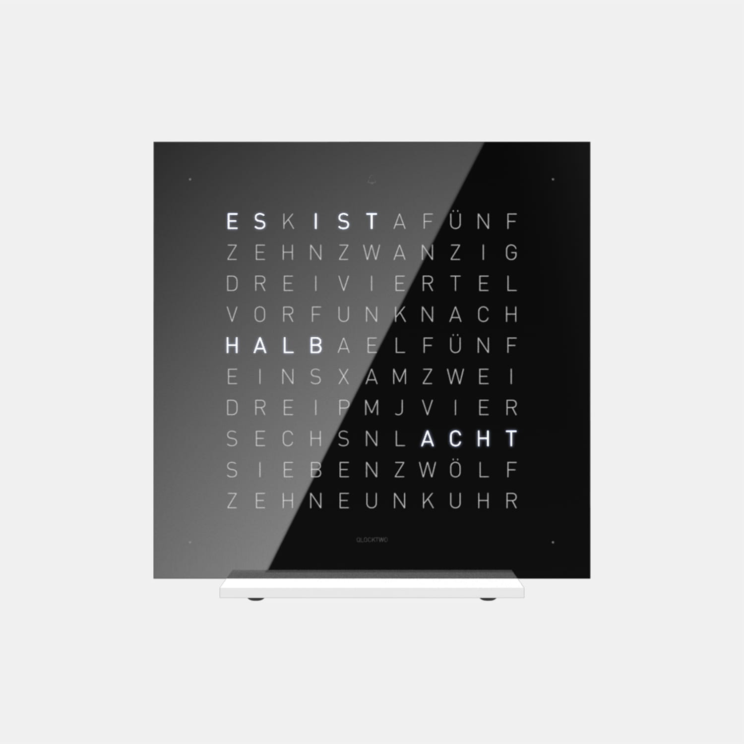 QLOCKTWO EARTH 13.5 Pure Black Ice Tea Produktbild main 0