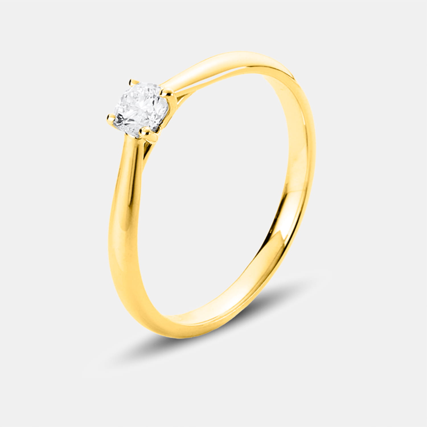 ALTHERR Diamonds Ring 4er Krappe 18 kt Gelbgold 0,25 ct. – Ringweite 54 Produktbild main 0