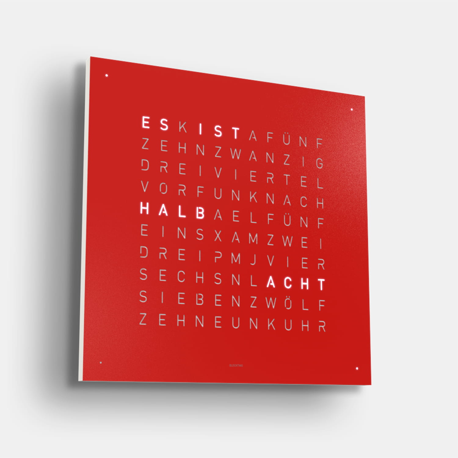 QLOCKTWO EARTH 45 Red Pepper Produktbild main 1