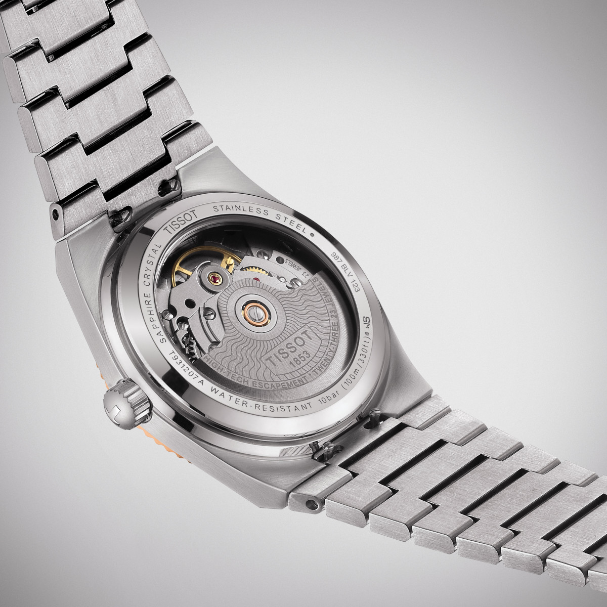 Tissot PRX Powermatic 80 Stahl & 18k Goldlünette Produktbild main 1