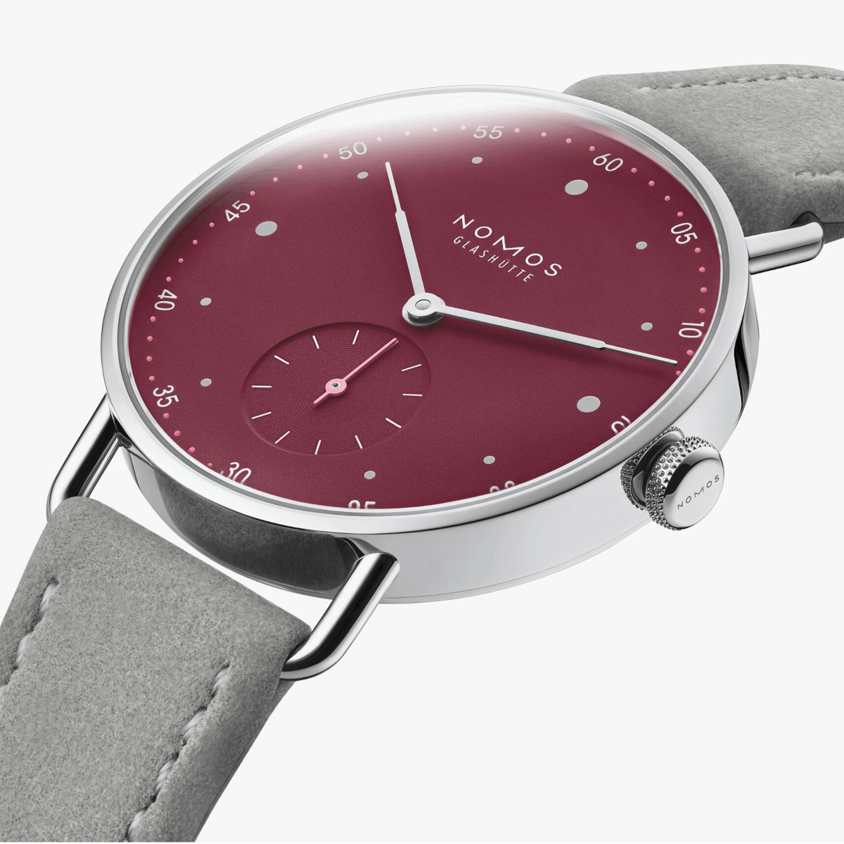 NOMOS Glashütte Metro 33 Muted Red Produktbild main 4