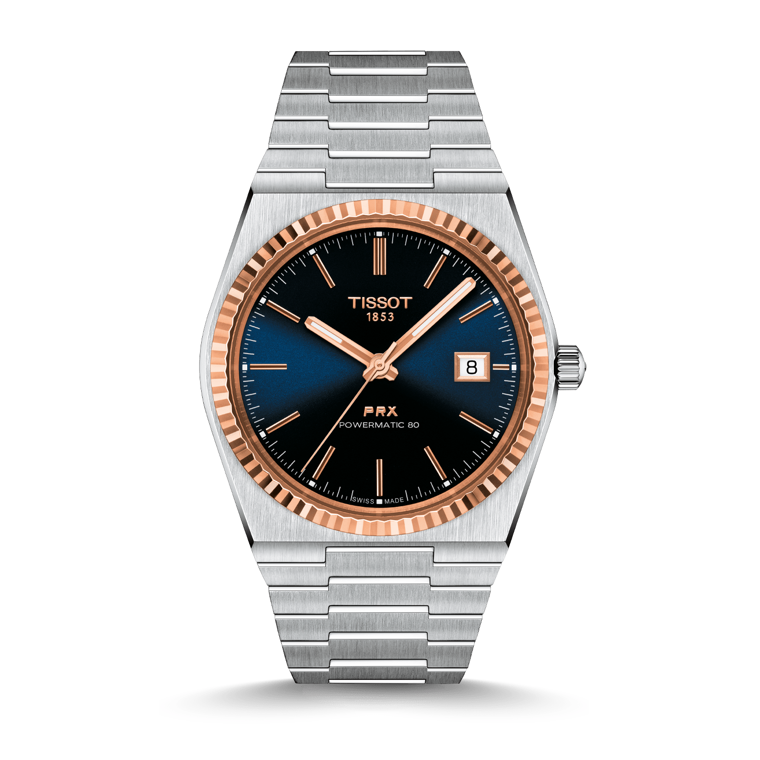 Tissot PRX Powermatic 80 Stahl & 18K Gold Produktbild main 0