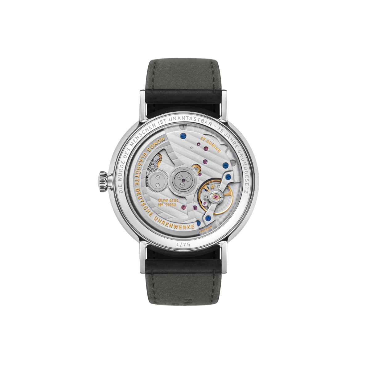 NOMOS Glashütte Ludwig Neomatik 41 Datum - 75 Jahre Grundgesetz Limited Edition Produktbild main 1