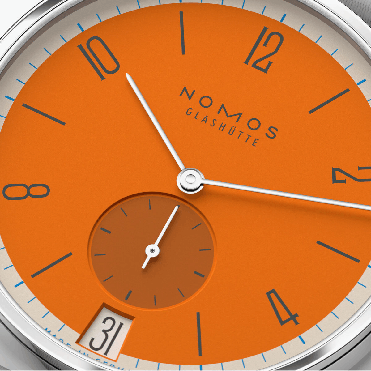 NOMOS Glashütte Tangente 38 Datum Boje Produktbild main 1
