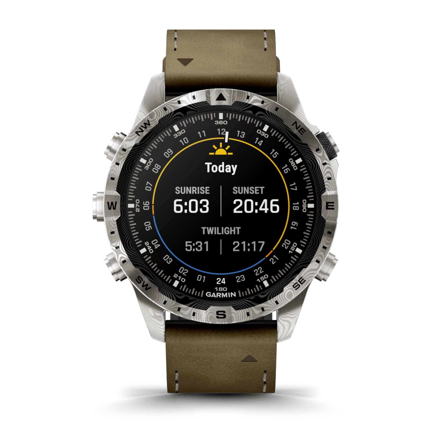 Garmin MARQ™ Adventurer Generation 2 Damascus Steel Edition Produktbild main 0