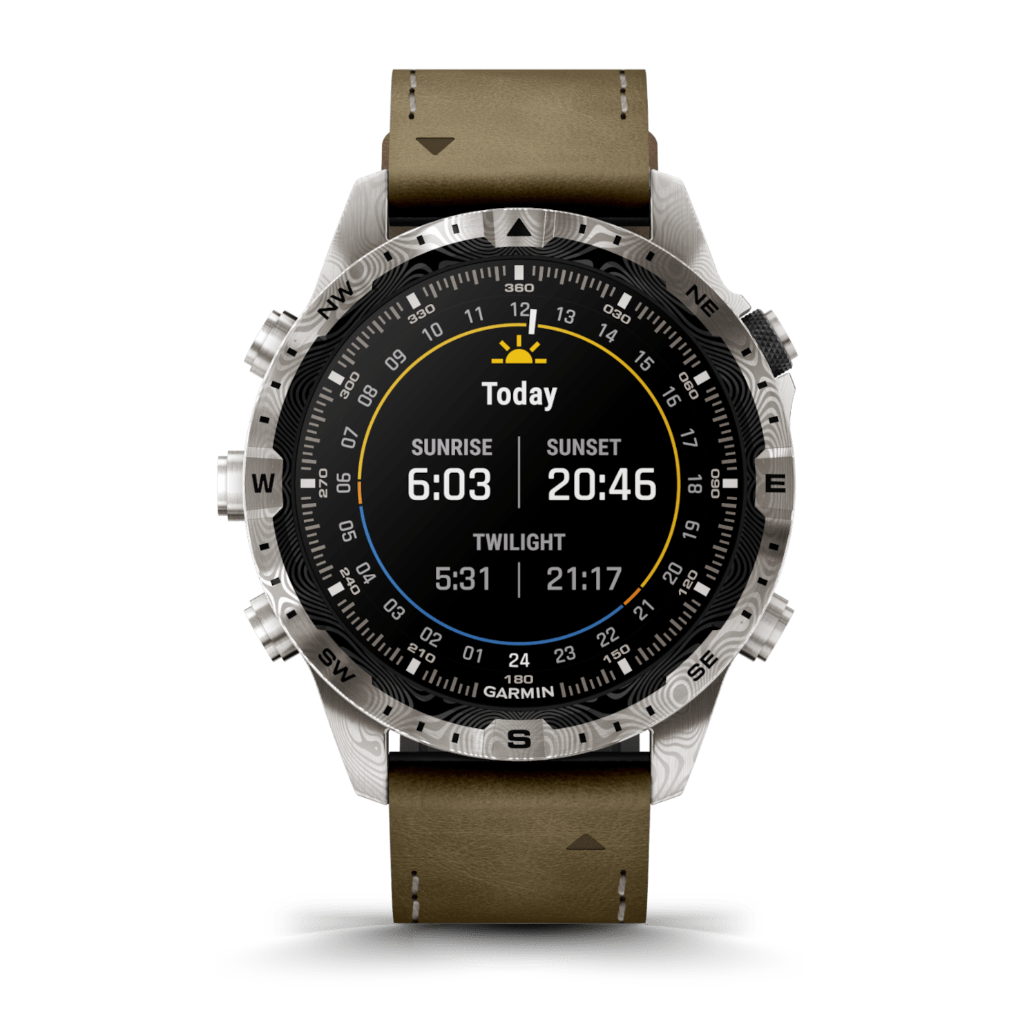 Garmin MARQ™ Adventurer Generation 2 Damascus Steel Edition Produktbild main 0