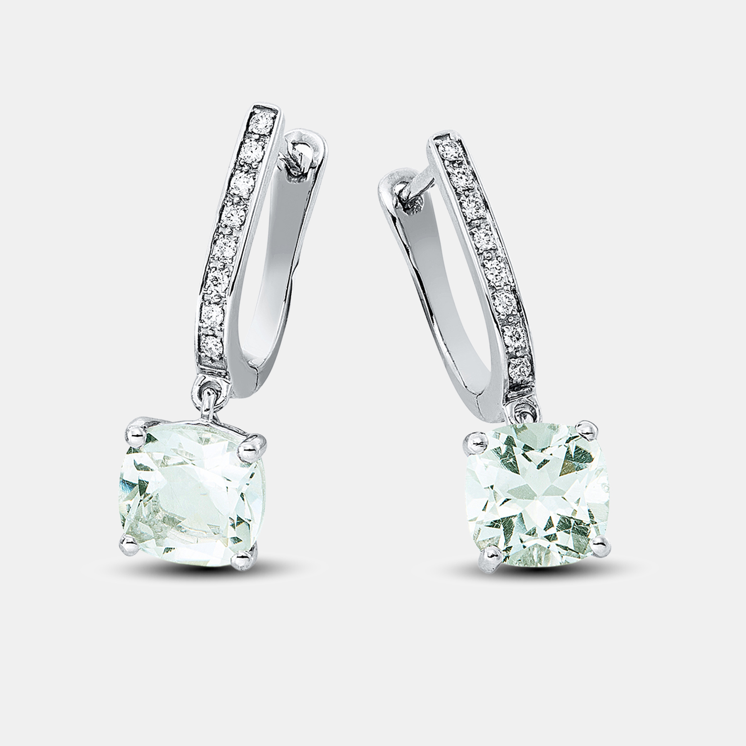 ALTHERR Diamonds Fashion Ohrringe mit Amethyst Grün