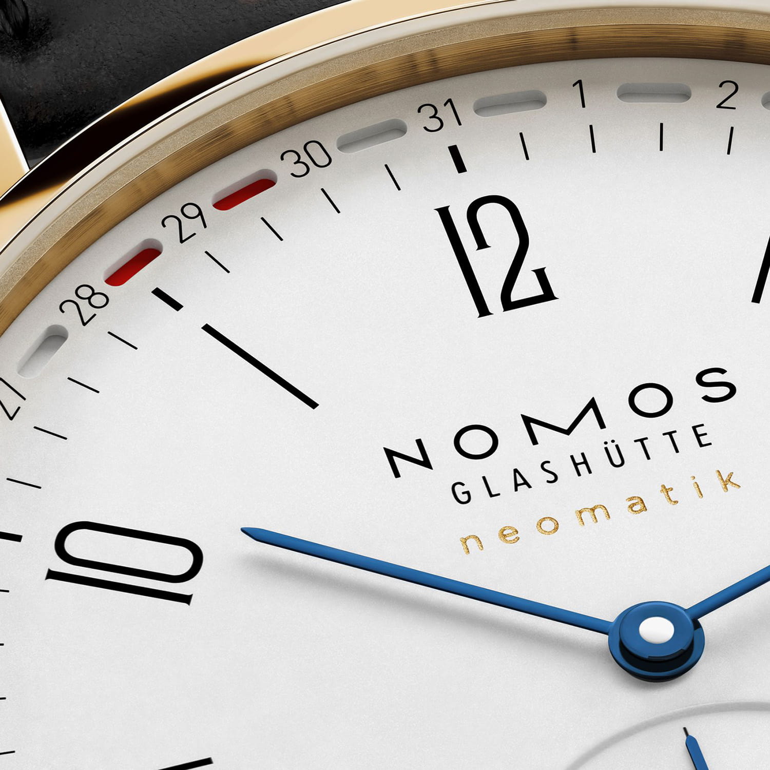 NOMOS Glashütte Tangente Gold neomatik 38 Update Produktbild main 3