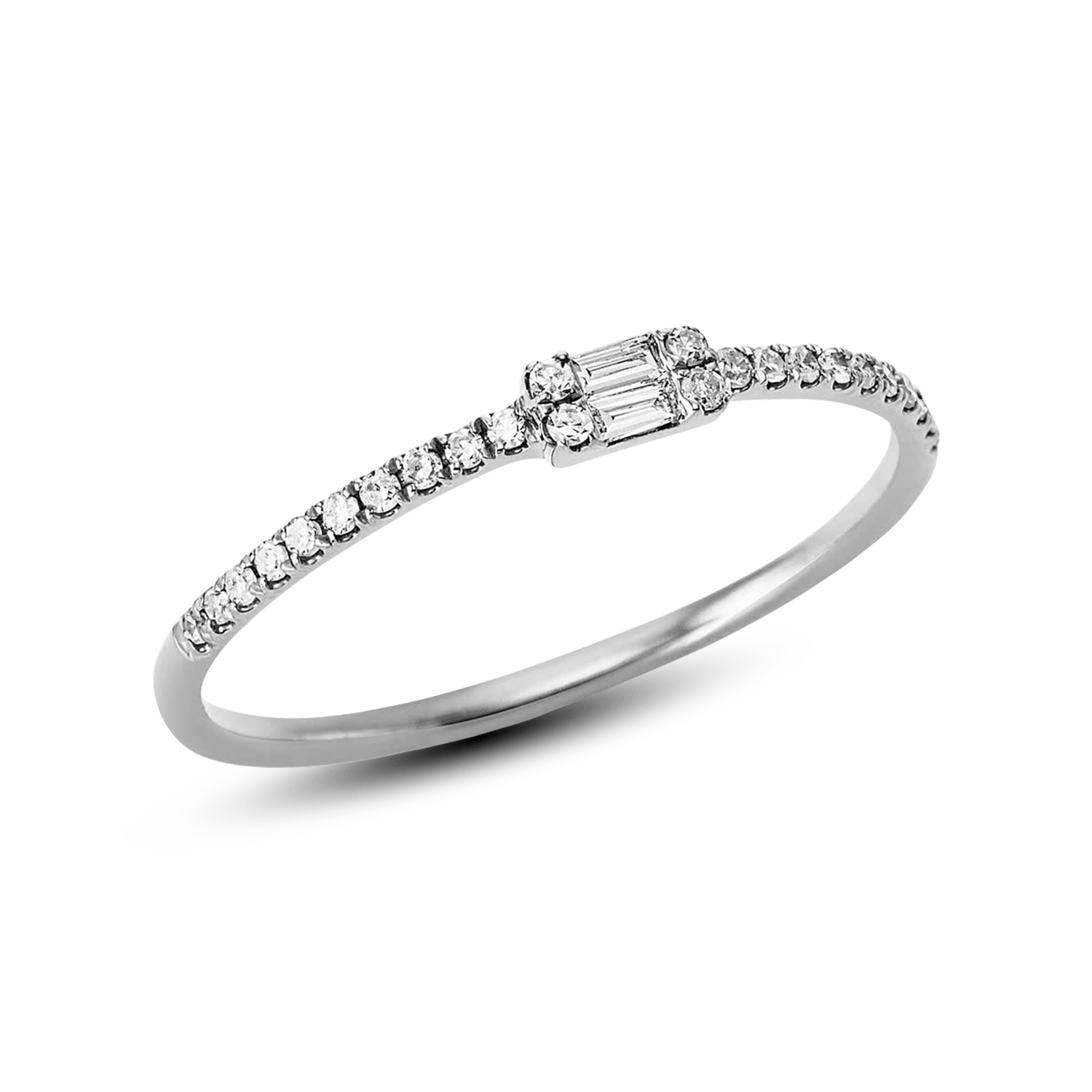 ALTHERR Diamonds Solitaire Ring Baguette 0,12 ct. Größe 50 ALTHERR Diamonds Solitaire Ring Baguette 0,12 ct. Größe 50