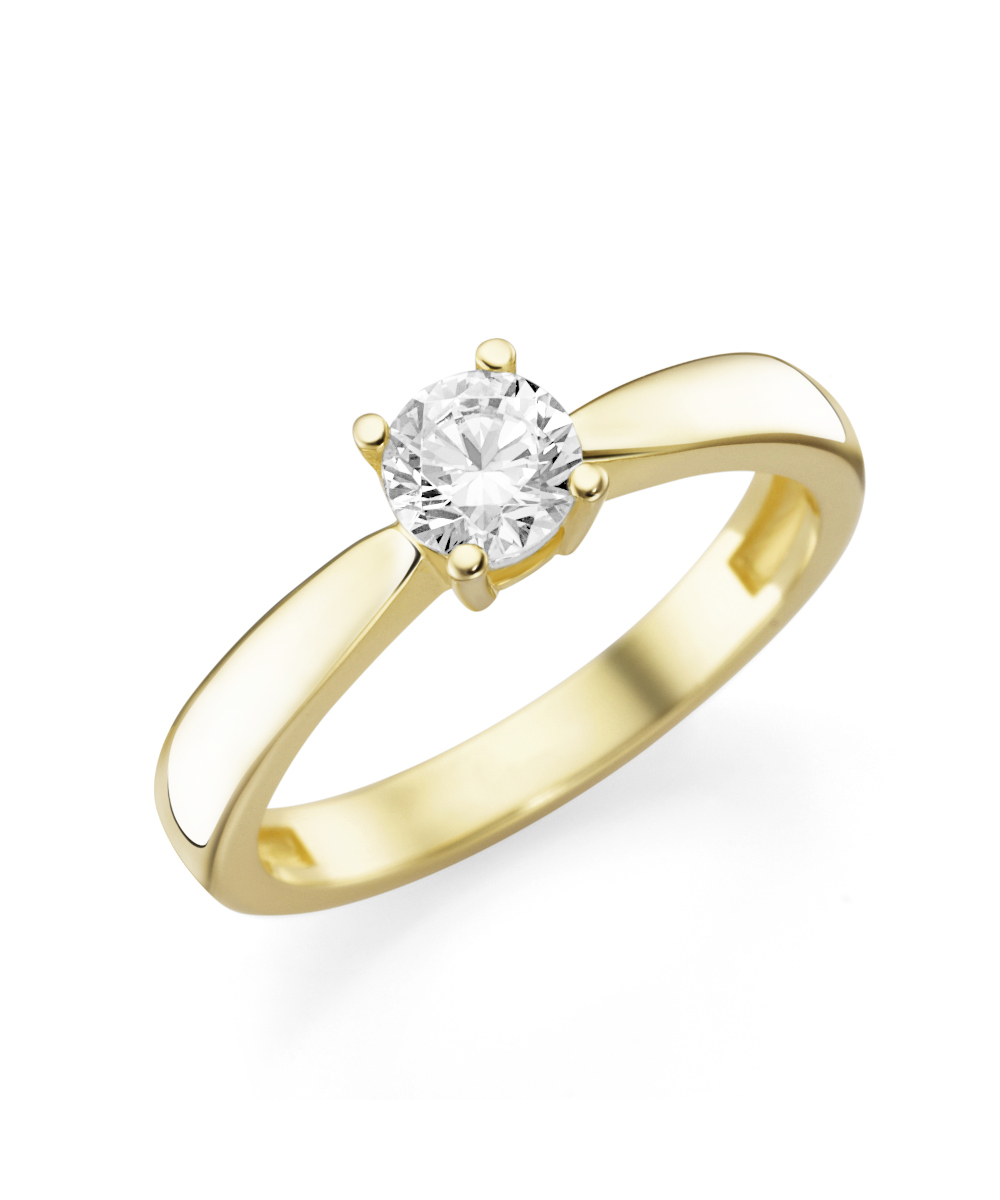 Jörg Hammer Solitär Ring Classic Gelbgold Jörg Hammer Solitär Ring Classic Gelbgold