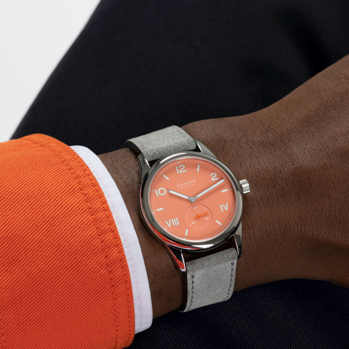 NOMOS Glashütte Club Campus 38 Cream Coral Produktbild main 4