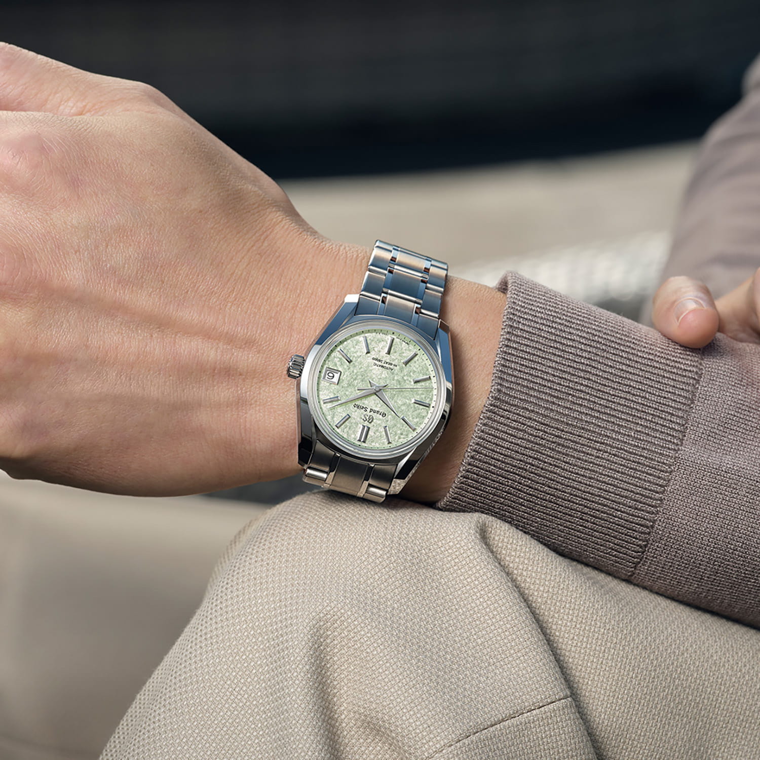 Grand Seiko Heritage Hi-Beat Sakura-Wakaba Produktbild main 3