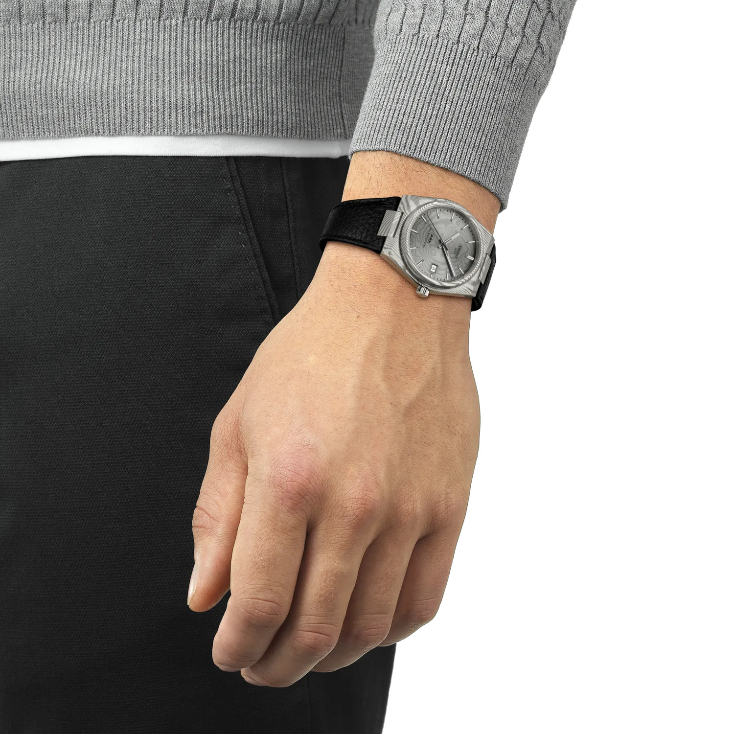 Tissot PRX Damaszenerstahl Powermatic 80 38 mm Produktbild main 2