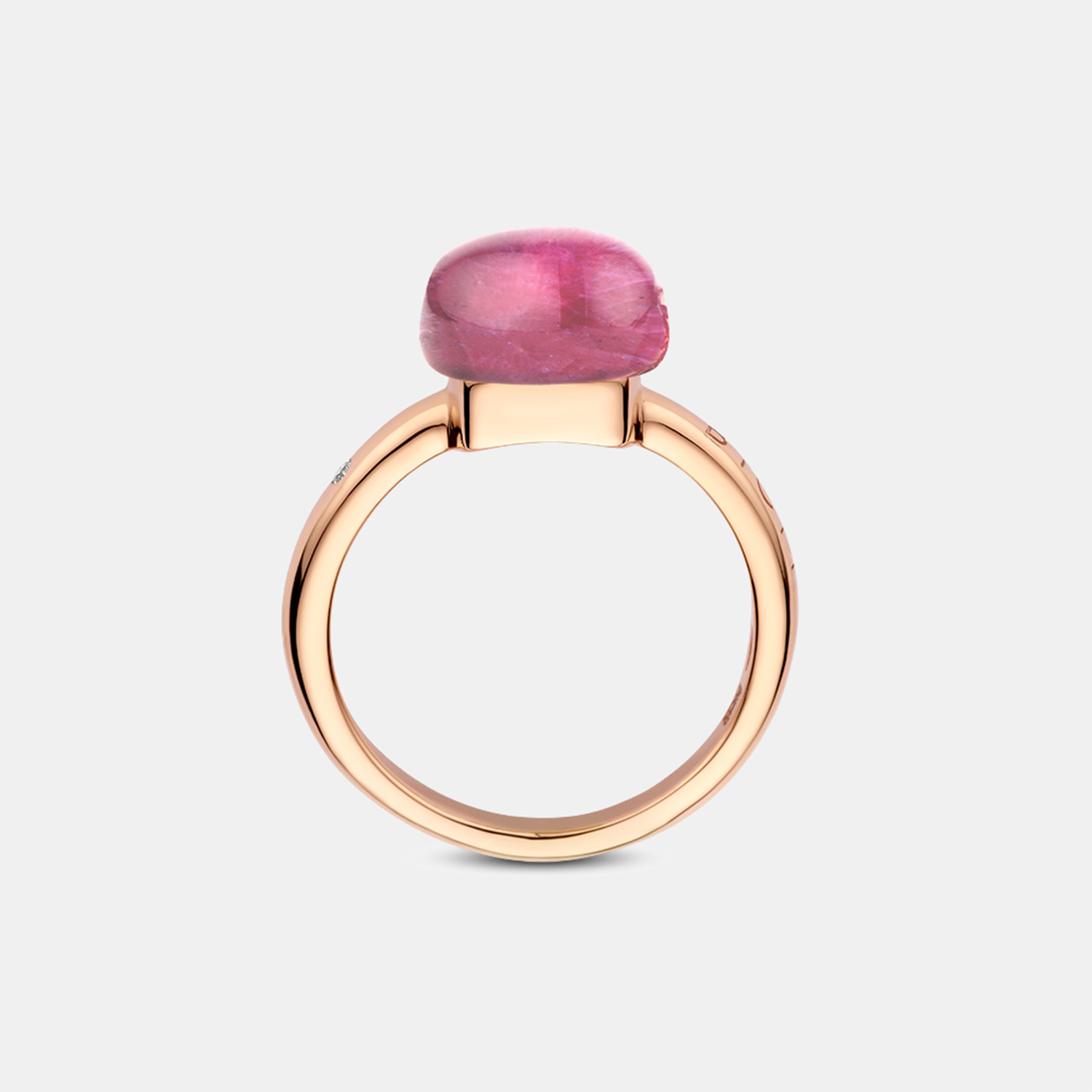 Bigli Mini Sweety Ring mit Amethyst und Rubin – Ringweite 57 Produktbild main 1