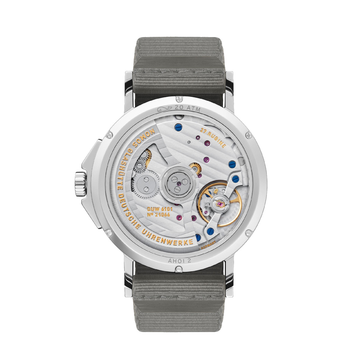 NOMOS Glashütte Ahoi Neomatik 38 Datum Sand Produktbild main 1