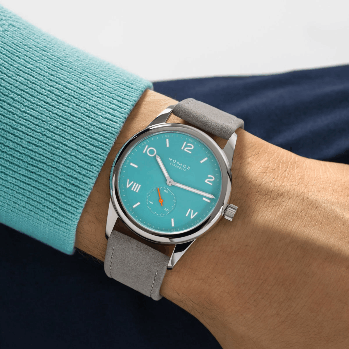 NOMOS Glashütte Club Campus 38 Endless Blue Produktbild main 1