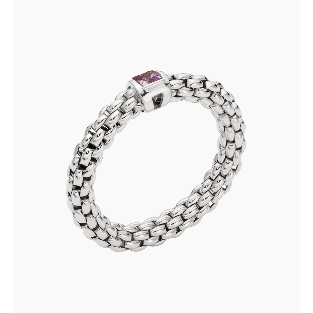 Fope Souls Flexit Ring mit rosa Saphir Fope Souls Flexit Ring mit rosa Saphir