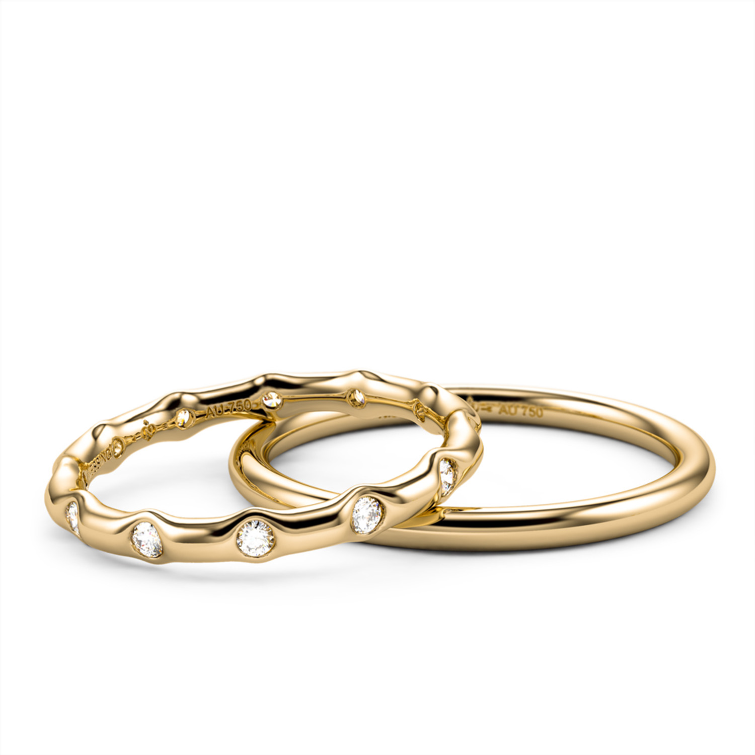 Niessing Traces of Love Ring Classic Yellow – Ringweite 54 Produktbild main 2