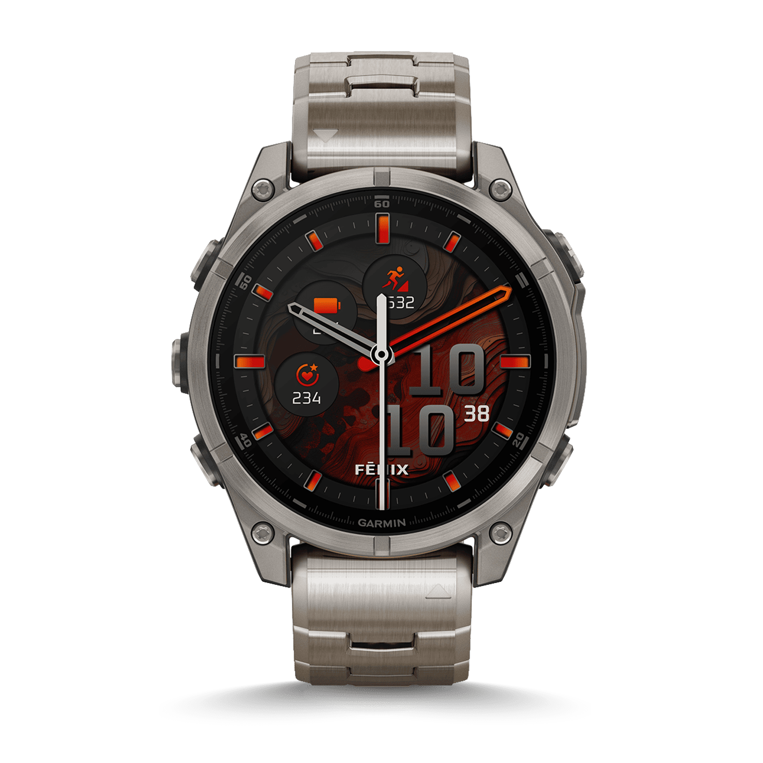 Garmin fēnix® 8 – 47 mm, AMOLED Titanium Produktbild main 0