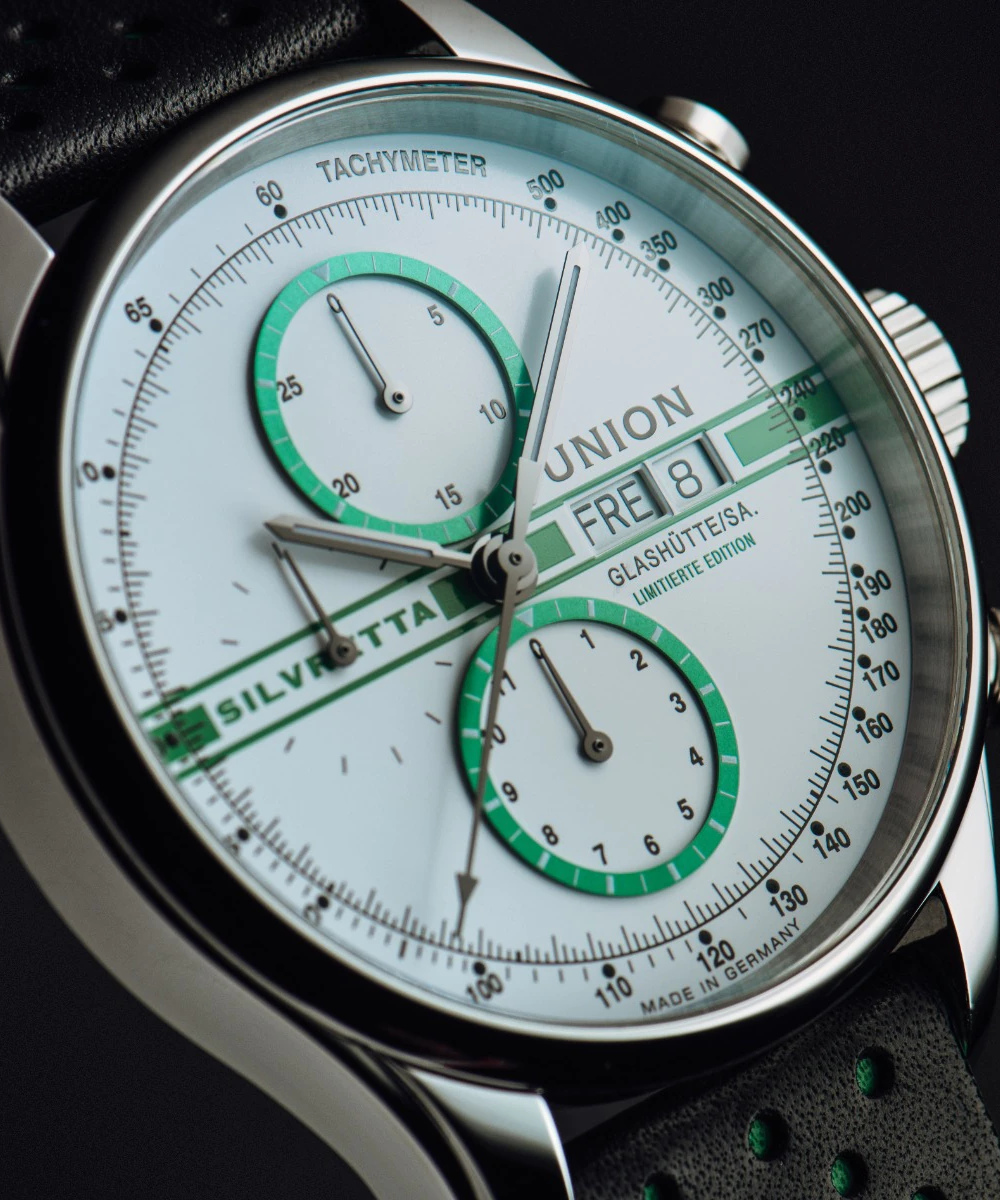 UNION Glashütte Viro Chronograph Silvretta Classic 2022 Limited Edition Produktbild main 2
