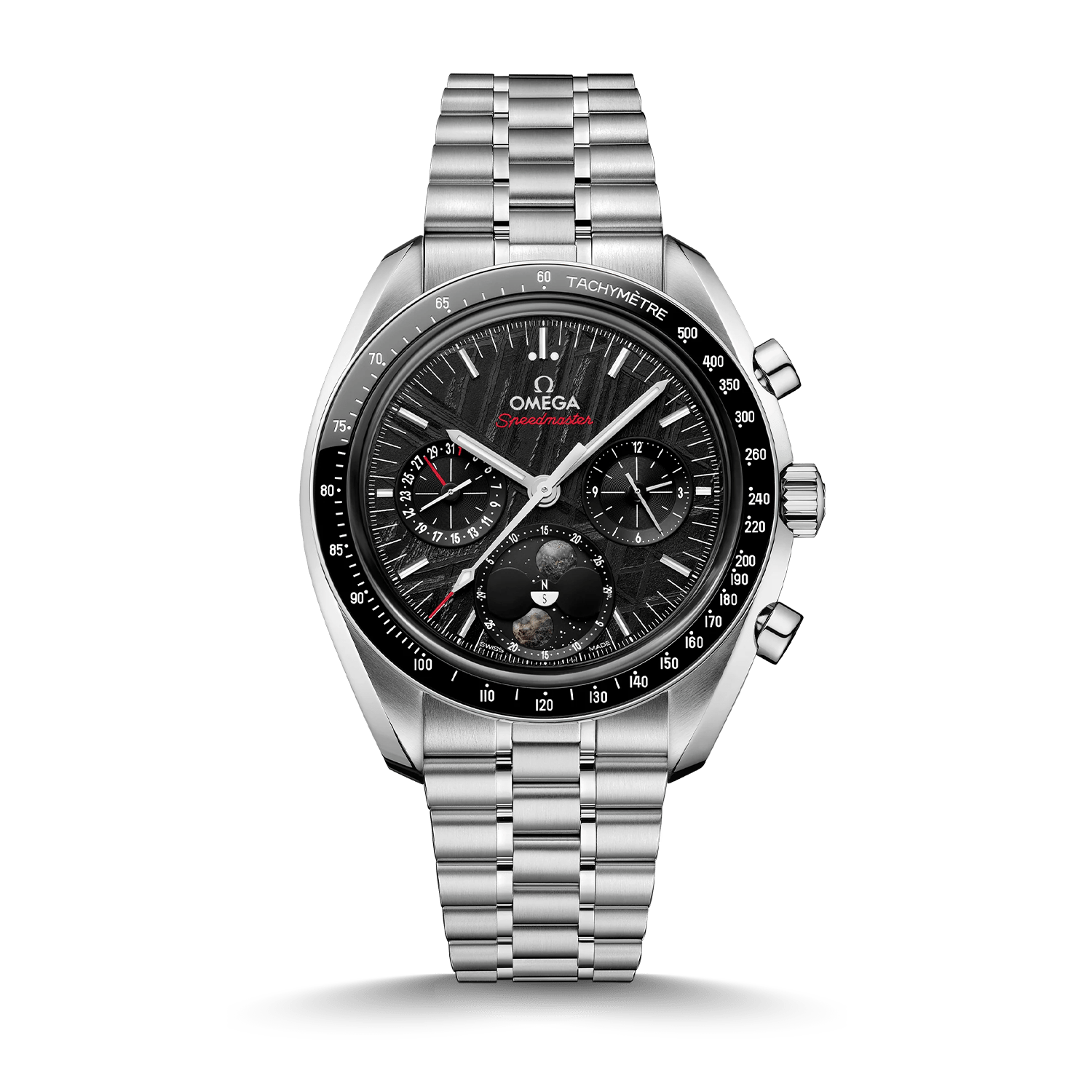 OMEGA Speedmaster Mondphase Meteorit Produktbild main 0