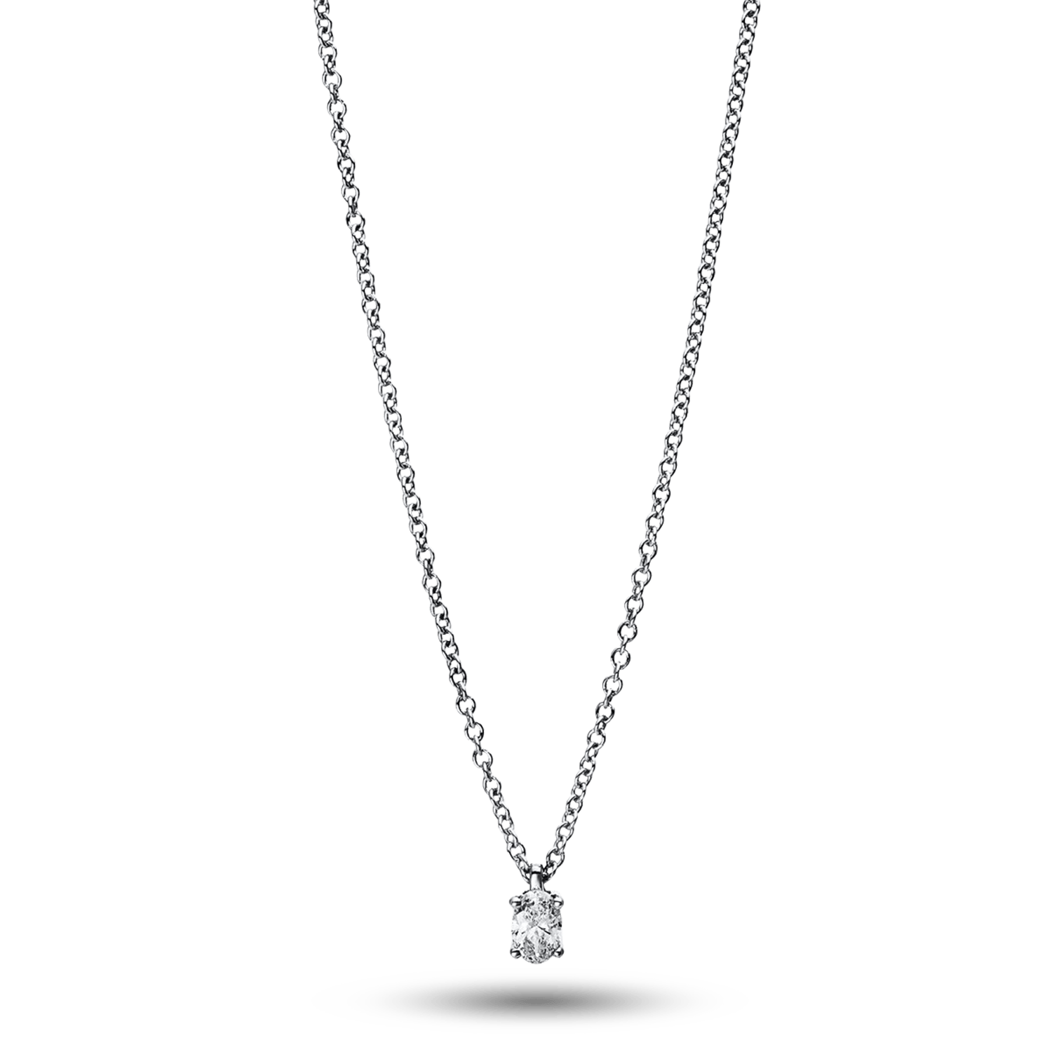 ALTHERR Diamonds Classic Collier 4er-Krappe Oval 0,09 ct. ALTHERR Diamonds Classic Collier 4er-Krappe Oval 0,09 ct.