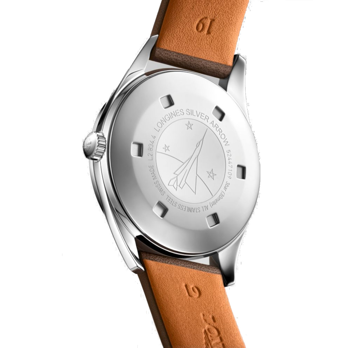 Longines Heritage Silver Arrow 38,5 Produktbild main 4