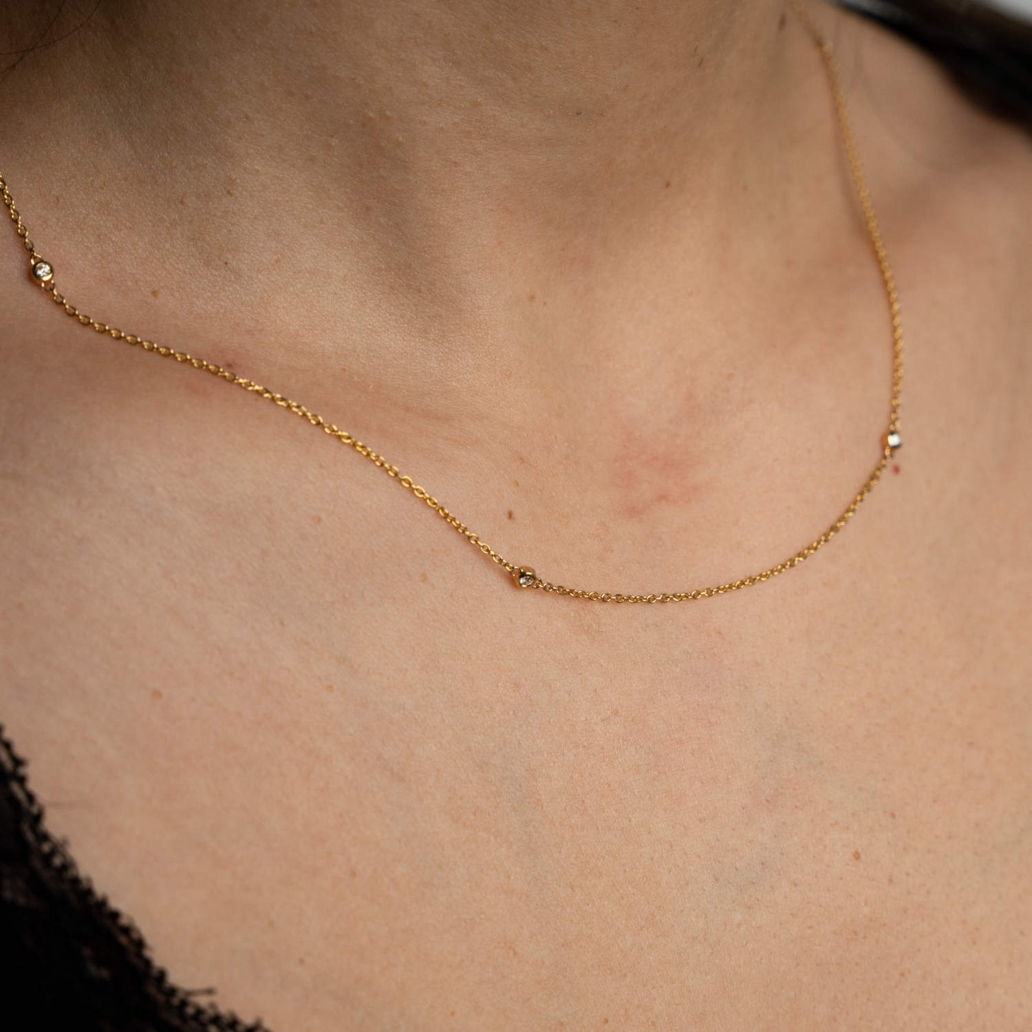 ALTHERR Diamonds Classic Collier Zarge Brillanten 0,08 ct. Produktbild main 1