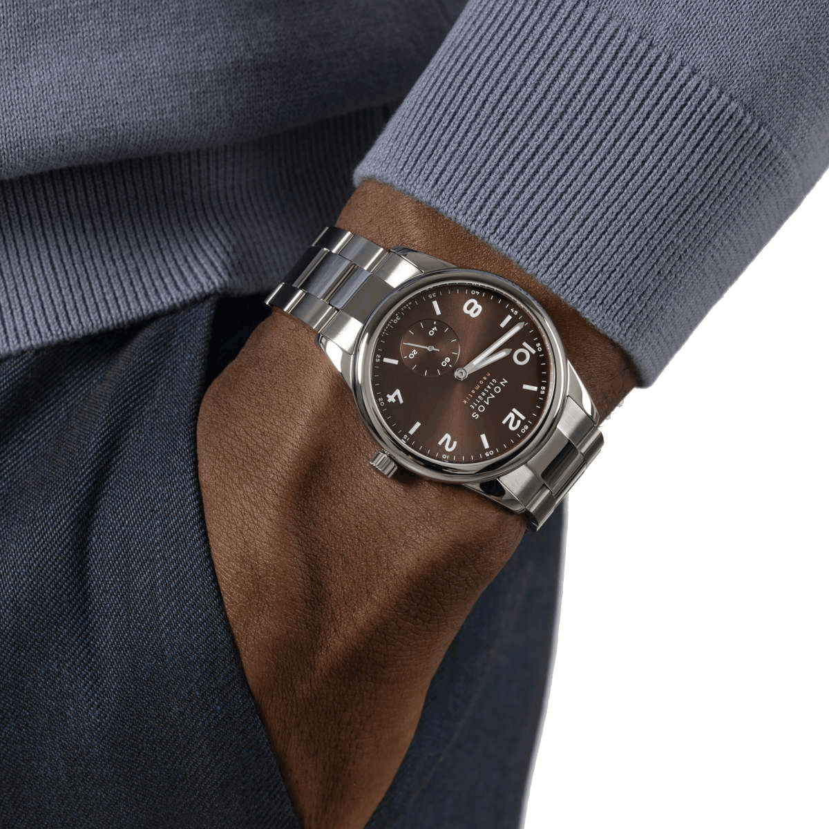 NOMOS Glashütte Club Sport Neomatik 39 Tabac Produktbild main 2