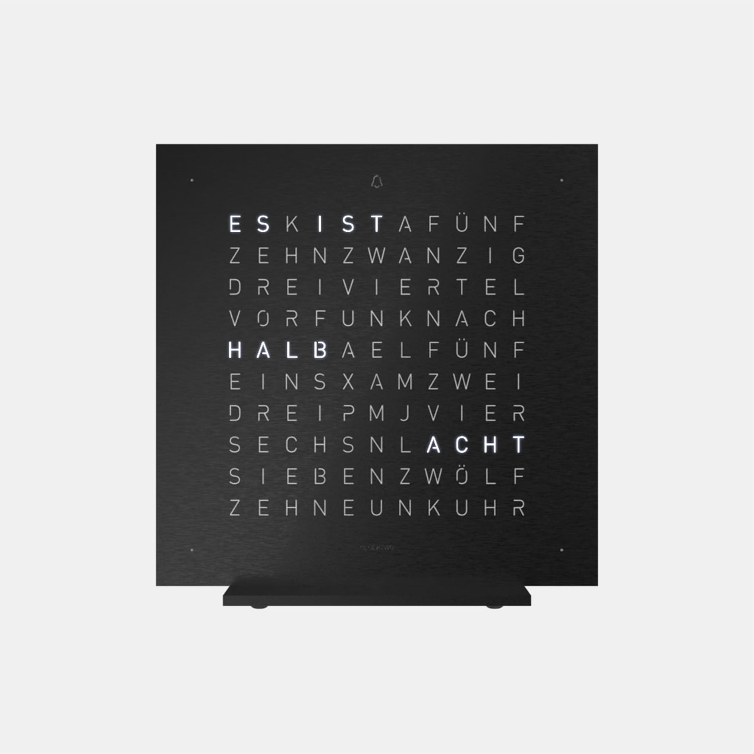 QLOCKTWO EARTH 13.5 Deep Black Produktbild main 0