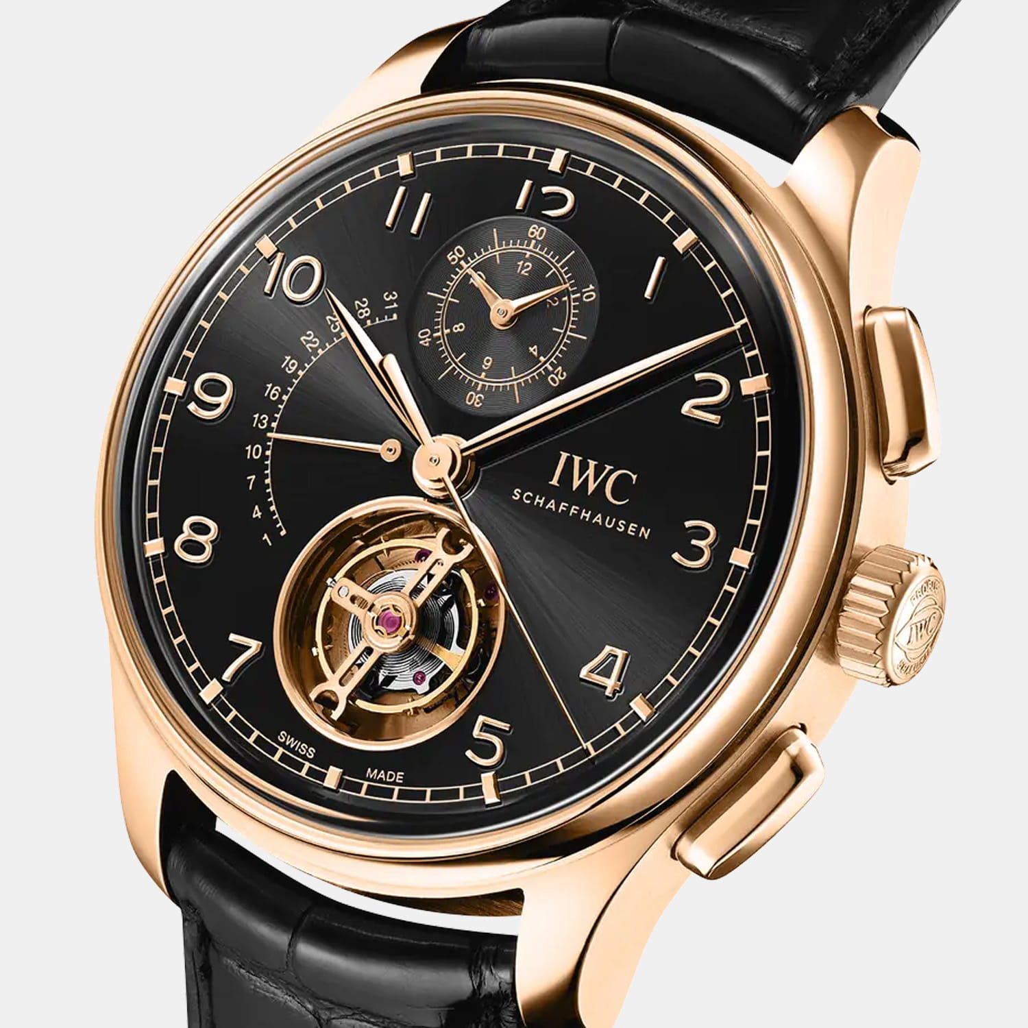 IWC Schaffhausen Portugieser Tourbillon Rétrograde Chronograph Produktbild main 2