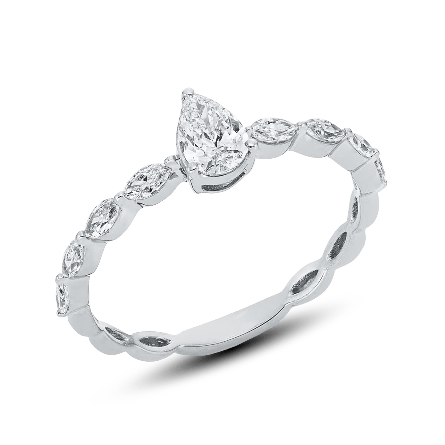ALTHERR Diamonds Modern Ring Tropfen 0,62 ct. Größe 53 ALTHERR Diamonds Modern Ring Tropfen 0,62 ct. Größe 53