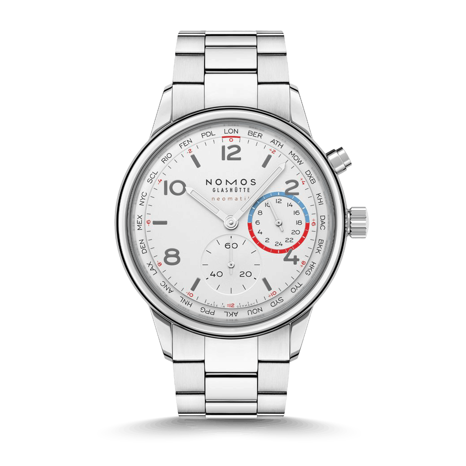 NOMOS Glashütte Club Sport neomatik Weltzeit Produktbild main 0