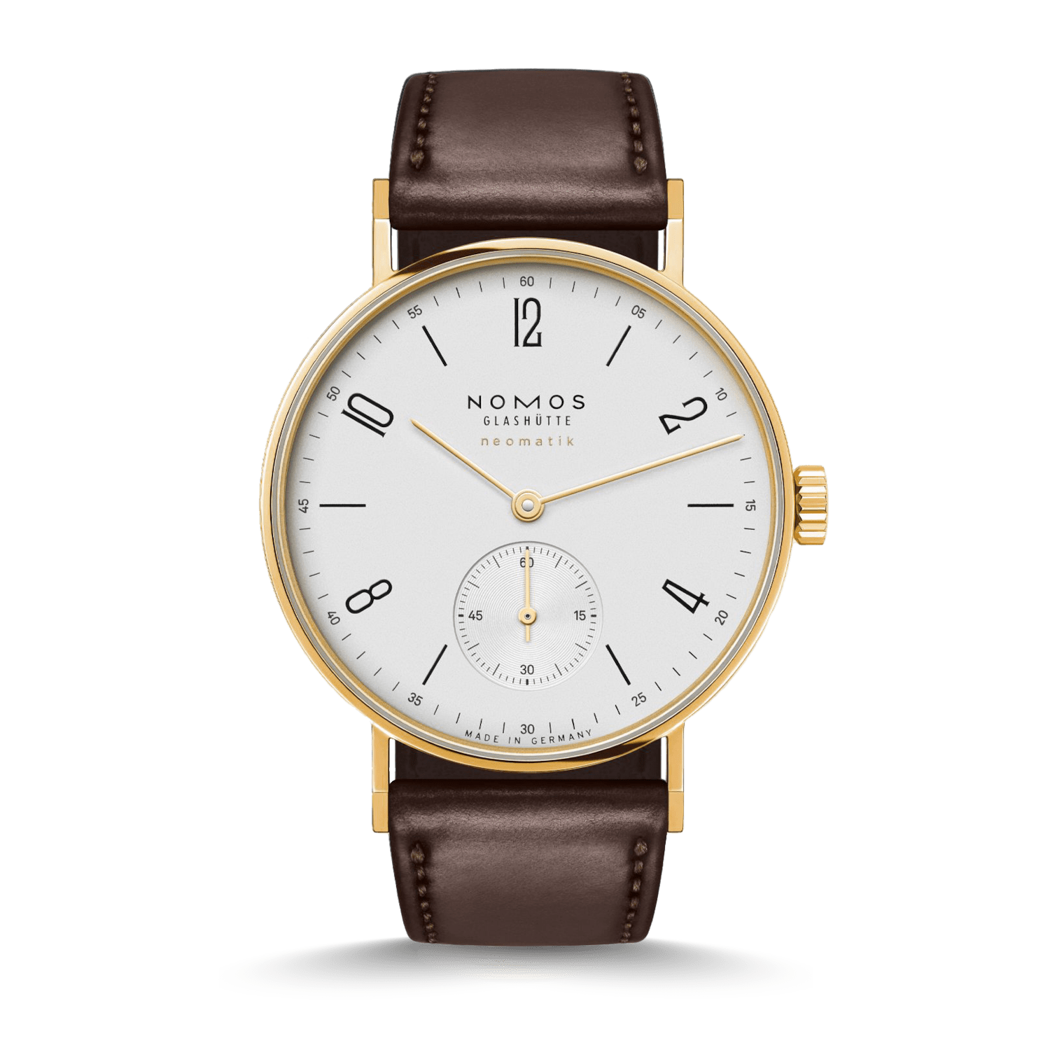 NOMOS Glasshütte Tangente Gold Neomatik Doré Produktbild main 0