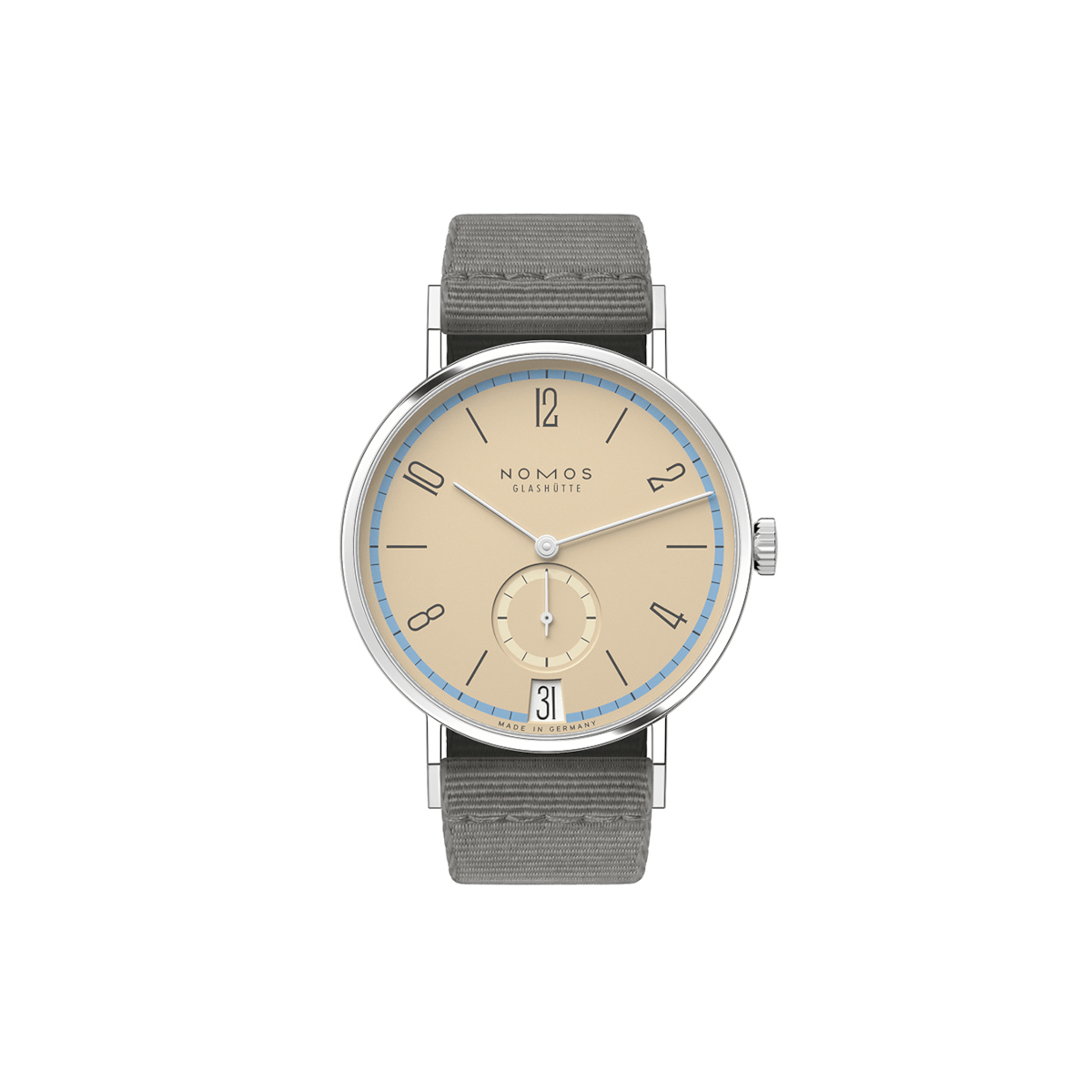 NOMOS Glashütte Tangente 38 Datum Ariel Produktbild main 0