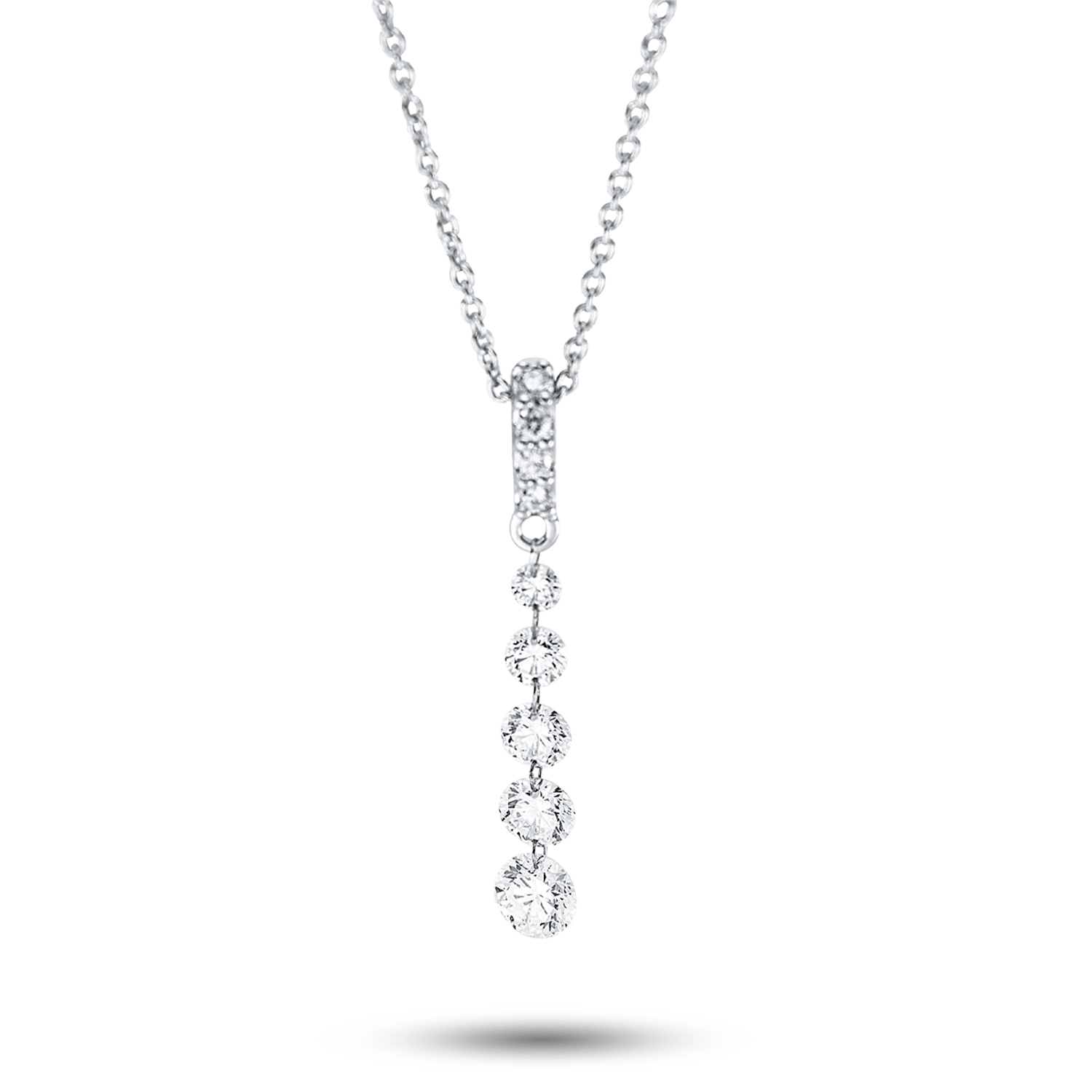 ALTHERR Diamonds Collier Weißgold 9 Brillanten 0,6 ct. Produktbild main 0