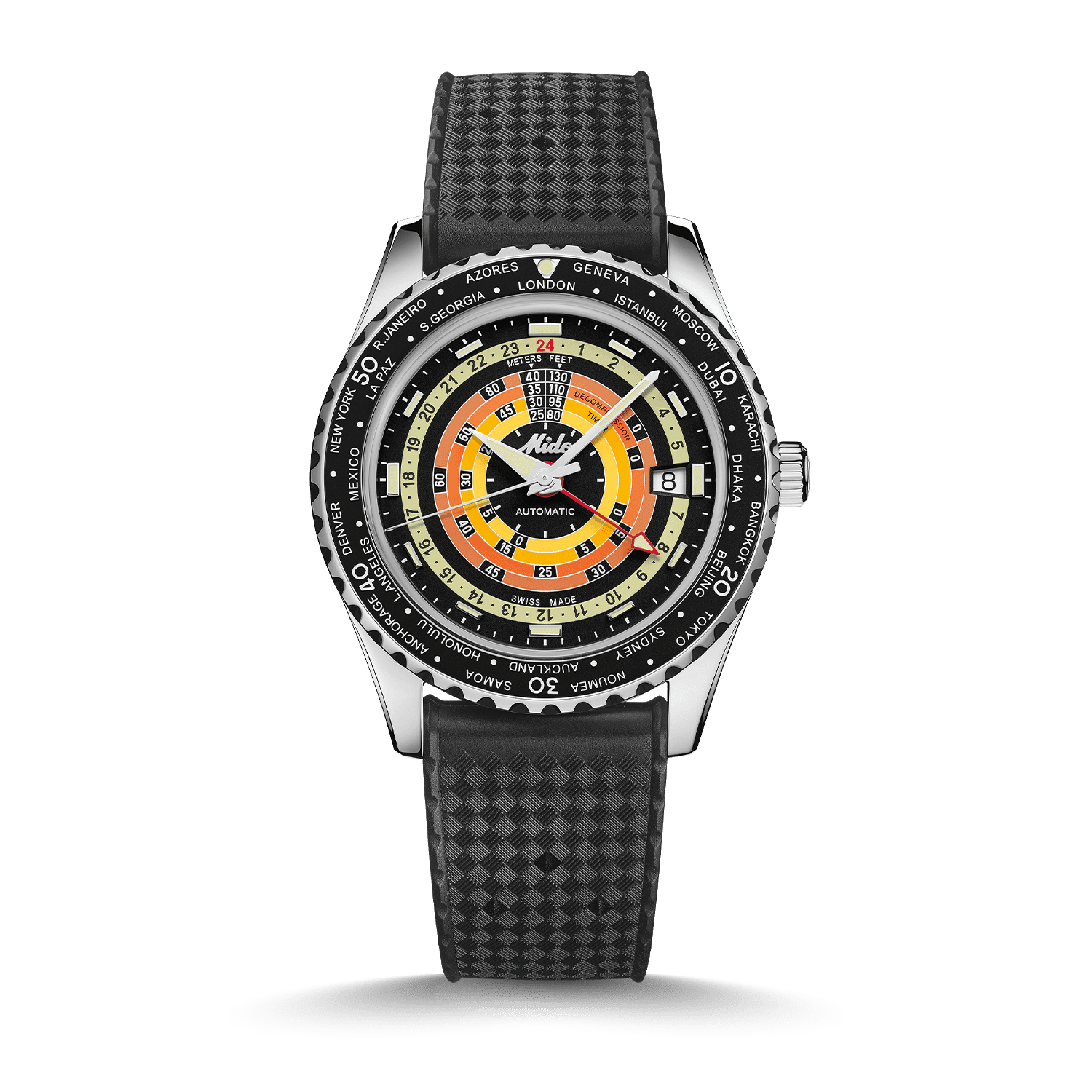 Mido Ocean Star Decompression Worldtimer Special Edition Mido Ocean Star Decompression Worldtimer Special Edition