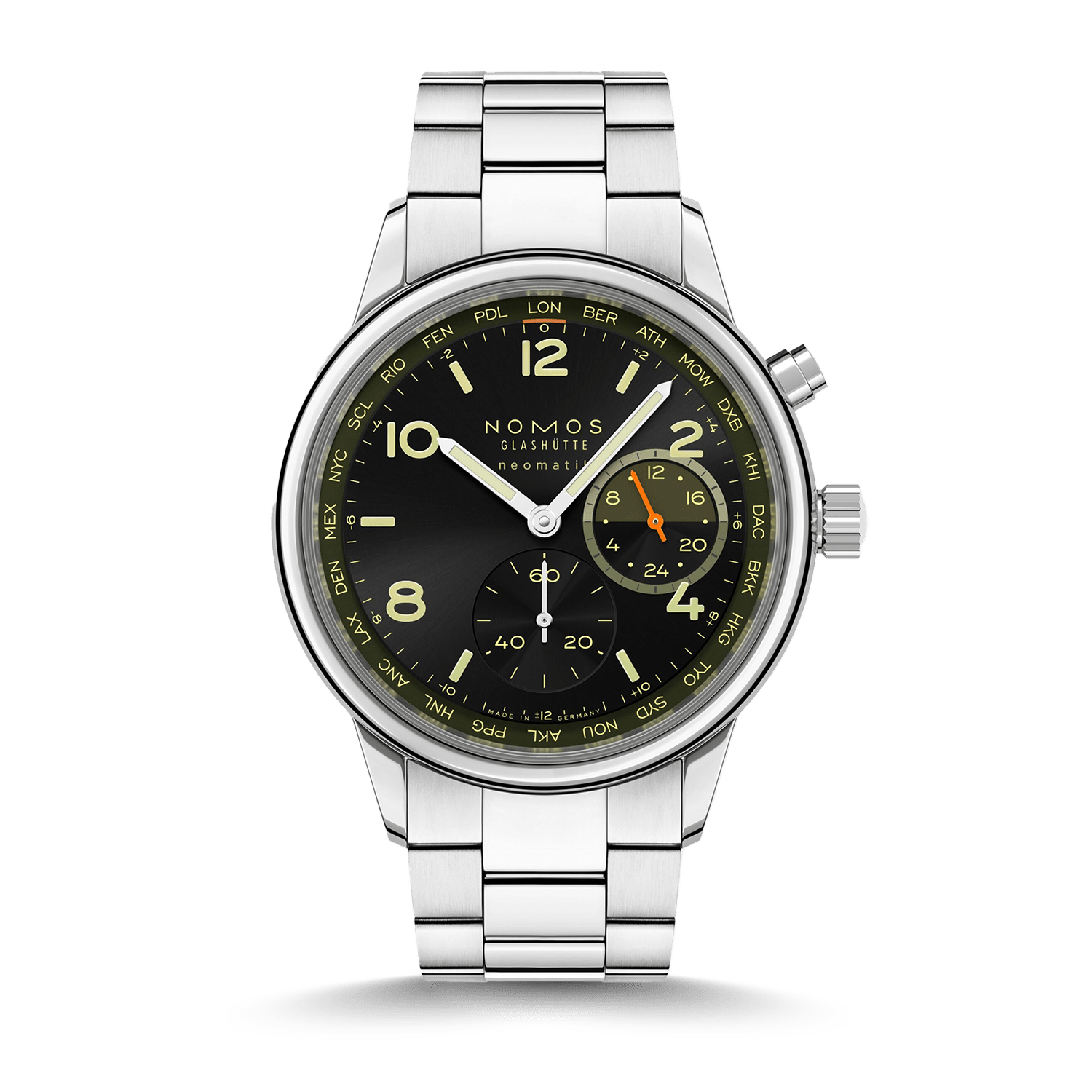 NOMOS Glashütte Club Sport neomatik Weltzeit Vector