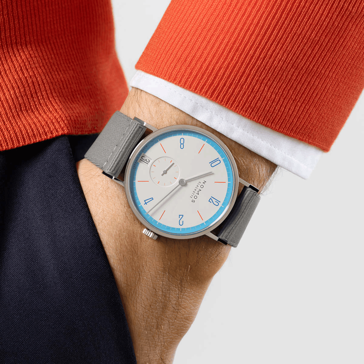 NOMOS Glashütte Tangente 38 Datum Peace Produktbild main 3