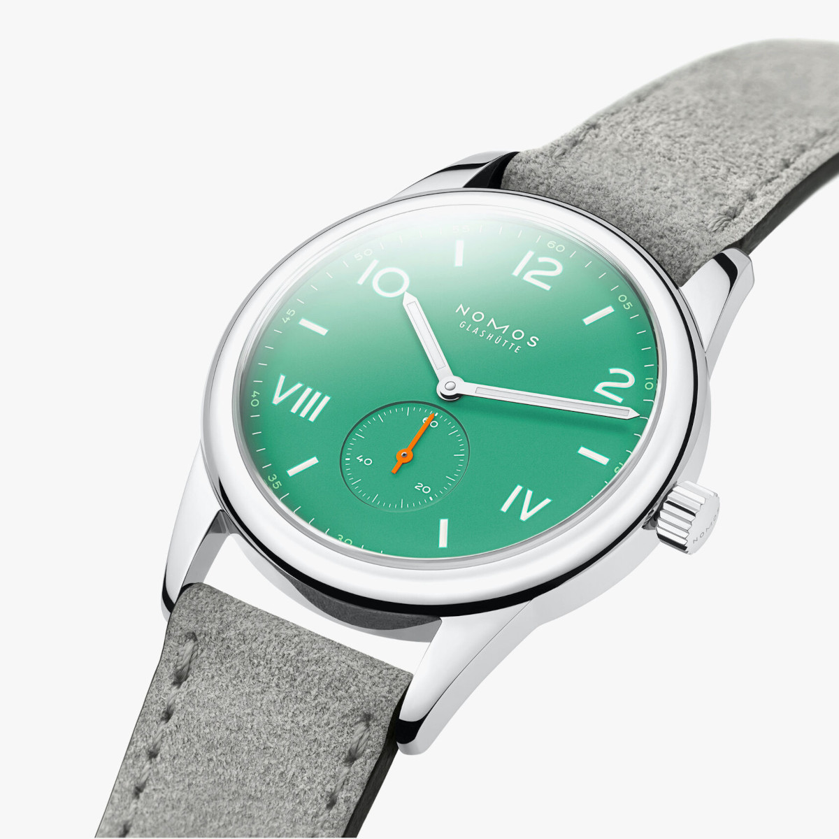 NOMOS Glashütte Club Campus 38 Electric Green Produktbild main 3