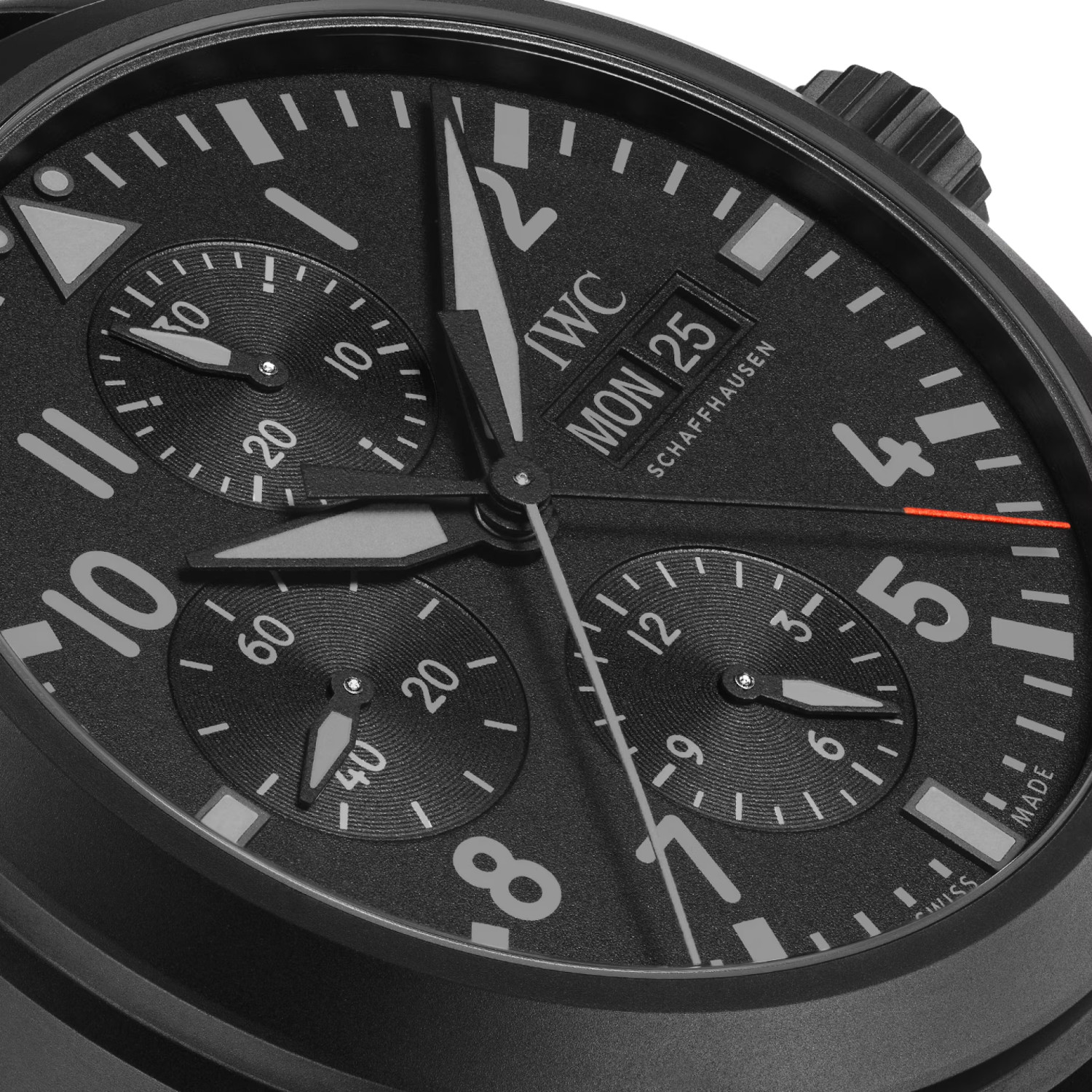 IWC Schaffhausen Pilot's Watch Double Chronograph TOP GUN Ceratanium® Produktbild main 3